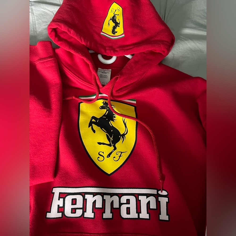 Ferrari Hoodie with Iconic Branding